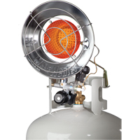 Radiateur simple à monter sur bouteille, Chaleur radiante, Propane, 15 000 BTU/H EA291 | O-Max