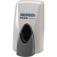 Distributeur de savon mousse Refresh, Pompe, Capacité de 2000 ml JA315 | O-Max