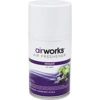 Désodorisant en aérosol à doses mesurées AirWorks<sup>MD</sup>, Vignoble, Canette aérosol JM612 | O-Max