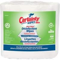 Biodegradable Plus Disinfectant Wipes, 7-9/10" x 5-9/10", 800 Count JO098 | O-Max