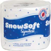 Papier hygiénique de première qualité Snow Soft<sup>MC</sup>, 2 Pli, 600 Feuilles/Rouleu, Longueur 145', Blanc JO164 | O-Max
