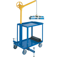 Hauts crochets élévateurs industriels avec chariot mobile, Capacité 500 lb (0,25 tonne) LS954 | O-Max