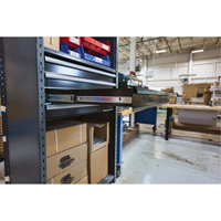 Module de tiroirs intégrés pour étagère RN478 | O-Max
