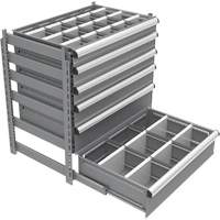 Cabinet d'entreposage à tiroirs intégré Interlok RN750 | O-Max