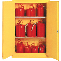 Armoires de sécurité isolées pour produits liquides inflammables, 45 gal., 2 Porte(s), 44" La x 66" h x 19" p SA088 | O-Max