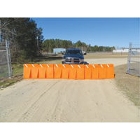 Barrières de circulation, Rempli d'eau, 62,25 lo x 24" h, Orange SFU851 | O-Max