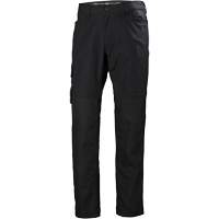Pantalons d'entretien Oxford, Poly-coton, Noir, Taille 30, Entrejambe 30 SGU533 | O-Max