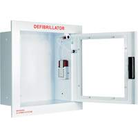 Grande armoire entièrement encastrée avec alarme, Zoll AED Plus<sup>MD</sup>/Zoll AED 3<sup>MC</sup>/Cardio-Science/Physio-Control Pour, Non médical SHC006 | O-Max