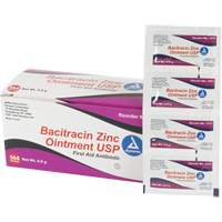 Tampons de premiers soins au bacitracin et zinc, Onguent, Antibiotique SHG029 | O-Max