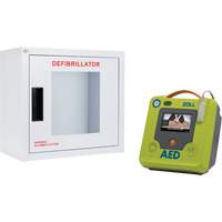 Ensemble armoire murale et défibrillateur AED Plus<sup>MD</sup>, Semi-automatique, Français, Classe 4 SHJ774 | O-Max