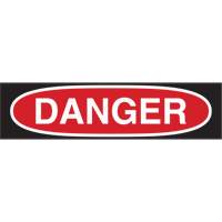Enseigne «Danger», 7" x 10", Polystyrène, Anglais SW638 | O-Max