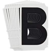 Quick-Align<sup>®</sup> Individual Gothic Number and Letter Labels, B, 4" H, Black SZ990 | O-Max