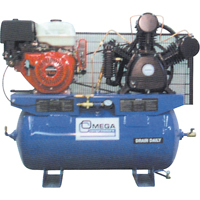 Compresseurs d'air série industrielle - Compresseurs à moteur, 25 gal. (30 gal. US) TFA106 | O-Max