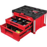 Boîte à outils avec 3 tiroirs PackOut<sup>MC</sup>, 22-1/5" la x 14-3/10" h, Rouge UAW032 | O-Max