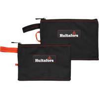 Multi-Purpose Zippered Bag, Ballistic Polyester, Black/Orange UAX335 | O-Max