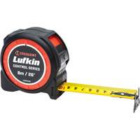 Control Series™ Yellow Clad Tape Measure, 1-3/16" x 26'/8 m, Imperial & Metric Graduations UAX563 | O-Max