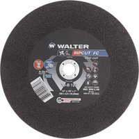 Ripcut™ Stainless Steel & Steel Cut-Off Wheel for Stationary Saws, 12" x 1/8", 1" Arbor, Type 1, Aluminum Oxide, 5100 RPM YC431 | O-Max